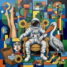 Quadro Moderno Astratto