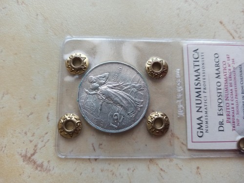 Lire 1911 cinquantenario - 2, "cinquantenario"