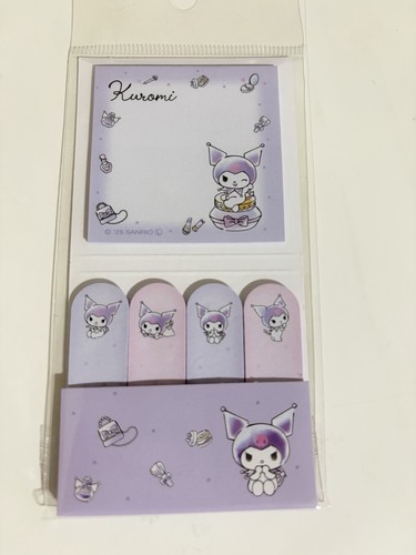 Kuromi sticky notes memo pad - sticky,