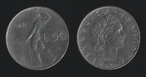 Lire 1961 vulcano italia - 1961,