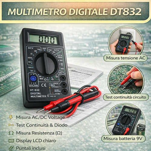 Multimetro digitale dc - multimetro,