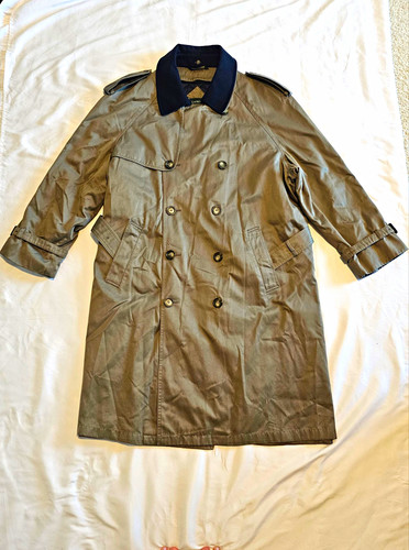Trench lungo uomo vintage