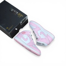 Jordan 1 Mid Pink Foam Fire