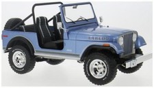 Jeep CJ-7 Laredo blu MCG scala