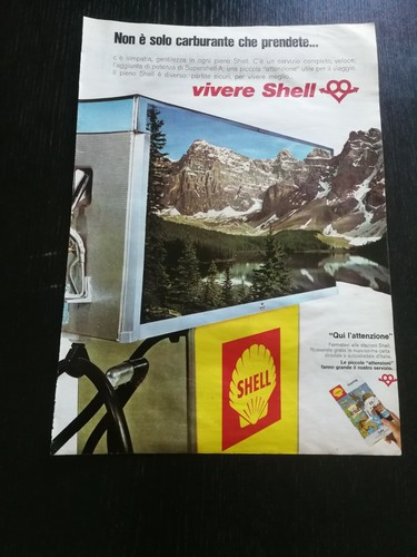 1968 shell pompa benzina carta - 1968,
