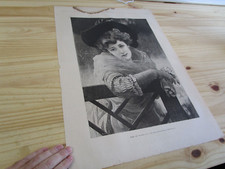 Marcus Stone engraving from