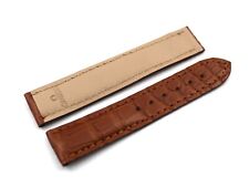Watch Band Omega Speedmaster Genuine Alligator Gold Deployante 20/18mm Ricambi