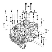 BMW R1100GS 1994-2006 Kit viti brugola inox carter motore n°3 R1100 GS