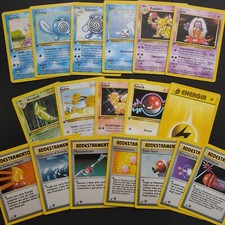 Lotto Carte Pokémon - Set Base - 1 Edizione - First Edition - No Charizard - 