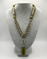 Vintage Sarah Coventry Golden Avocado Layered Gold Tone Statement Necklace