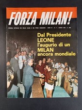 rivista FORZA MILAN - Milan Clubs - anno 1972 n 7 Rivera