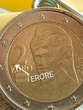 AUSTRIA - 2 EURO 2017.  Erore di conio!!!
