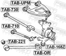 Für Febest Tab-710 barra posteriore silent block toyota cresta gx90,jzx9,lx90,sx90 1992