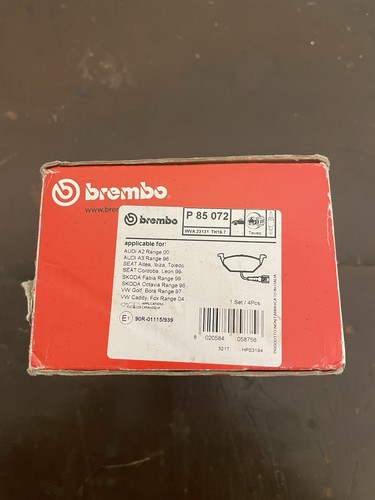 Kit pastiglie brembo anteriori - brembo,