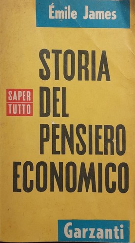 Storia del pensiero - , economico