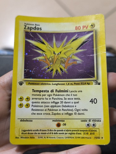 Pokemon zapdos prima - prima, edizione