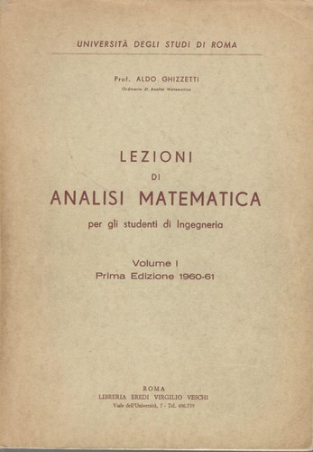 Lezioni analisi matematica - di,