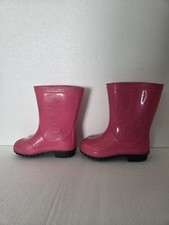 Stivali da pioggia rosa senza