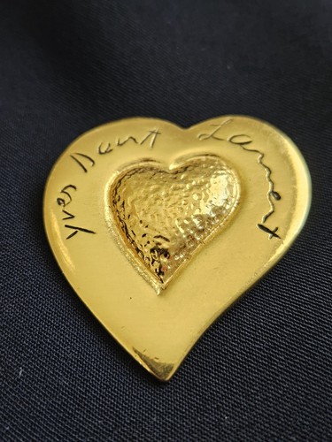 Broche cœur vintage ysl - ysl, yves