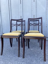 4 sedie mogano inglesi