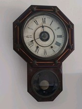 Orologio a pendolo da parete antico "Seth  Thomas"