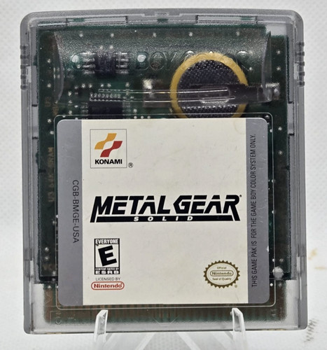 Metal gear solid game boy - metal,