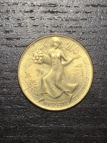 Moneta rara 200 - fao, 1981
