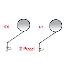 COPPIA SPECCHIETTI VINTAGE BICI BICICLETTA CITY BRACCIO IN ACCIAIO UNIVERSALE