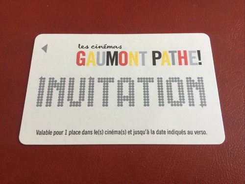 Telecarte carte cinema - telecarte,