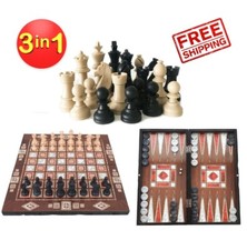 Scacchi e dama backgammon 3 in