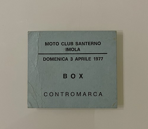Biglietto contromarca box - biglietto,