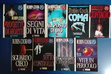 Lotto Blocco 9 libri di ROBIN COOK Sperling Bestseller gialli thriller horror