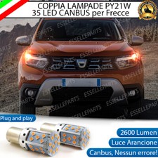 COPPIA LAMPADE PY21W CANBUS 35 LED DACIA DUSTER 2 RESTYLING FRECCE ANTERIORI
