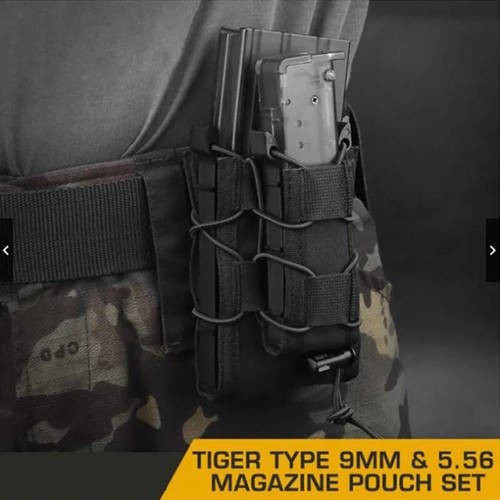 Tactical molle magazine pouch - tactical,