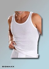 4er Set Canotta Uomo Bianco Rippunterhemd Canottiera Bellaripp Camicia di Forza