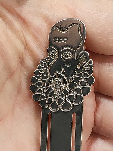 Segnalibro vintage argento - segnalibro,