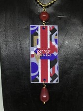 Lebole Collana The Tag New York, Made In Italy, Originale