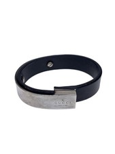 GUCCI Bracciale Pelle BLK Uomo