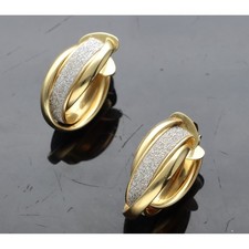 orecchini in oro giallo e