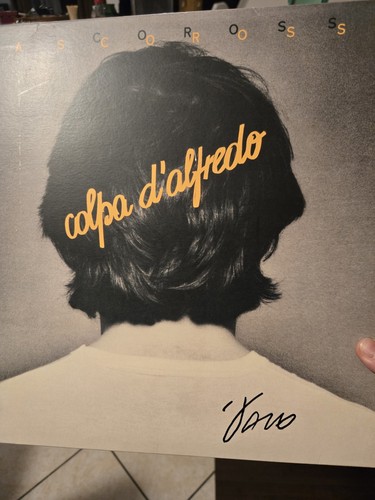 Vinile vasco rossi autografato - vinile,