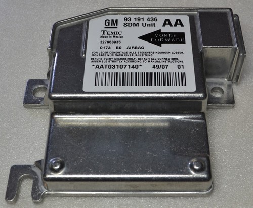 New opel airbag - control, unit