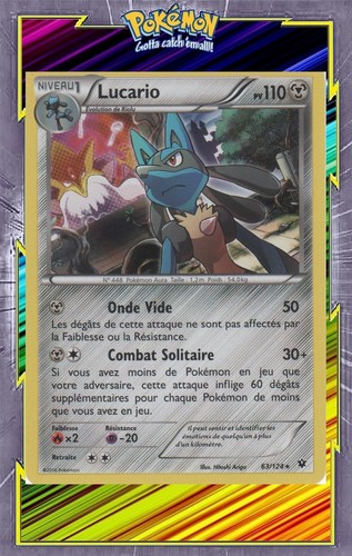 Lucario holo xy10 impact - holo,