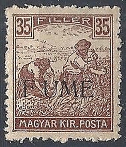 1918 fiume mietitori veduta - fiume,