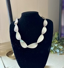 Rara collana Hans Hasen modernista Danimarca argento sterling #318