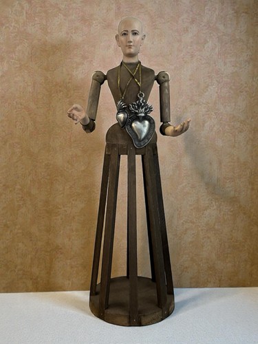 Manichino devozione legno - manichino,