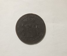 Spagna Antica Moneta Da 10 Cent Del 1879 Alfonso