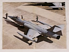 PRL) AEREO F-104 AEREI JET MILITARY AIRCRAFT POSTER AVION PLANE ARMY AIR NAVY MM