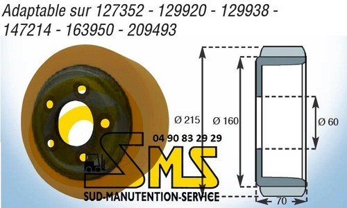 Swe 120 roue motrice 215 - bt,