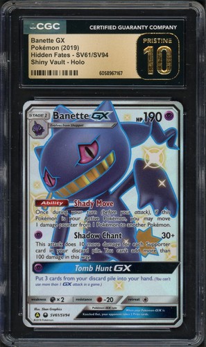 Pokemon cgc pristine hidden - pokemon,