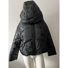 Piumino mimetico con cappuccio